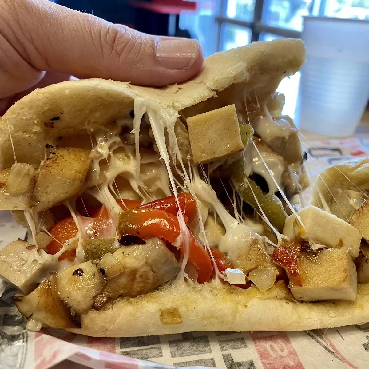 Veggie Philly Cheesesteak