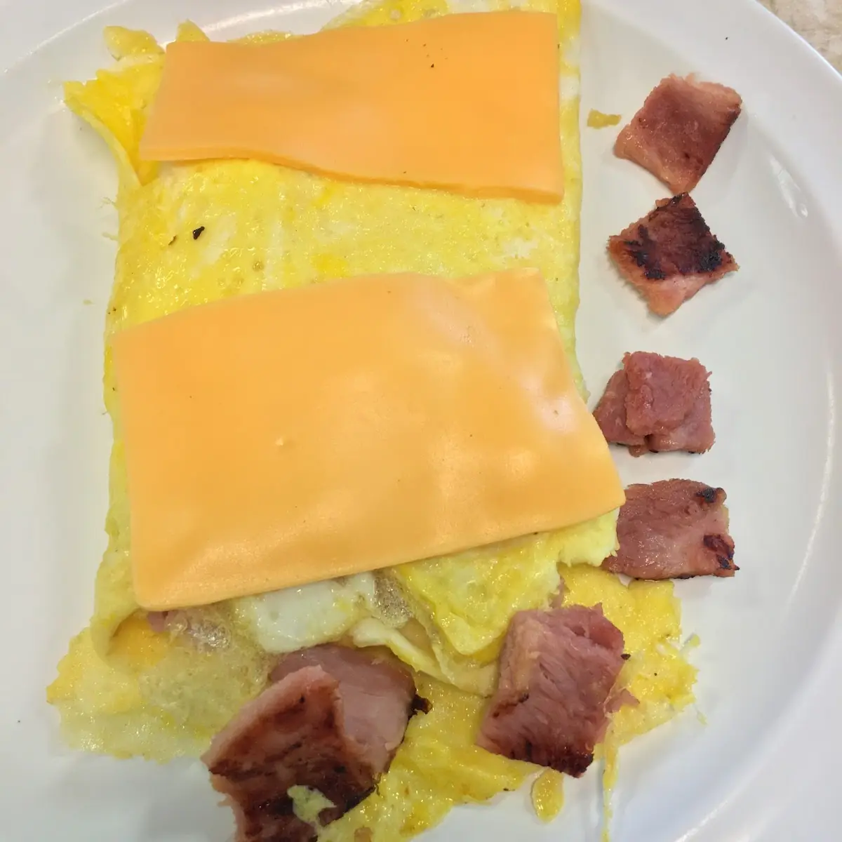 Ham and Cheese Omelette