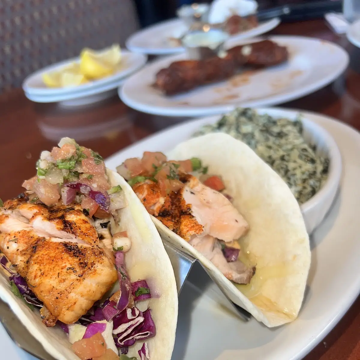 Grilled Salmon Tacos
