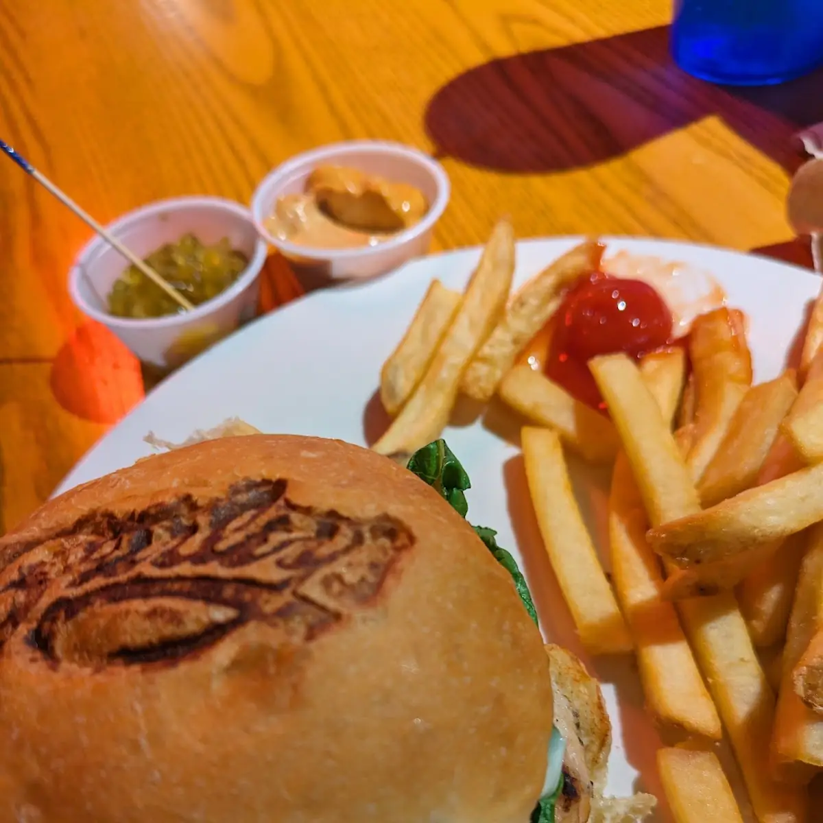 Burger and Fries