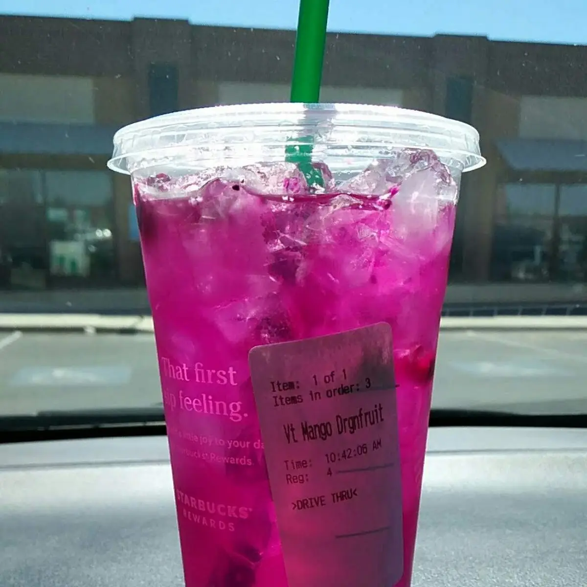 Mango Dragon Fruit Tea