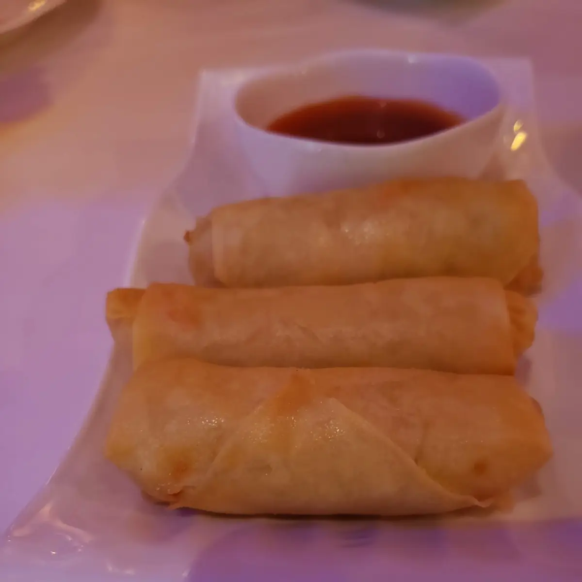 Braised Chicken Spring Rolls