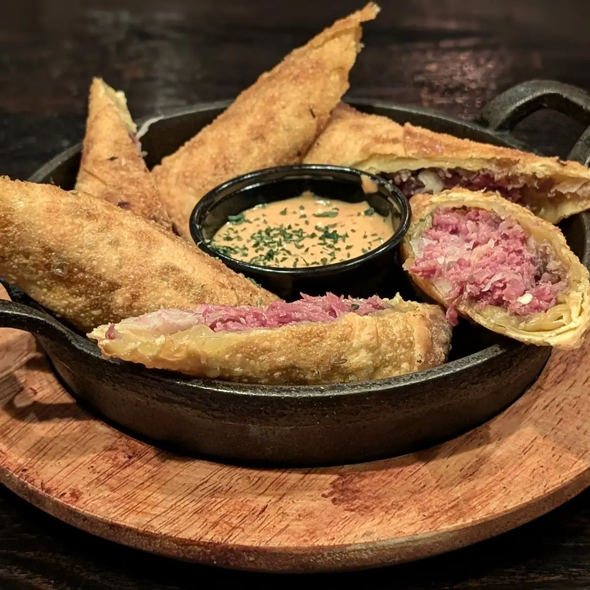 Corned Beef Egg Rolls