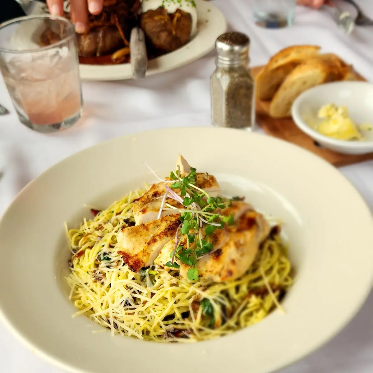 Chicken Pesto Capellini