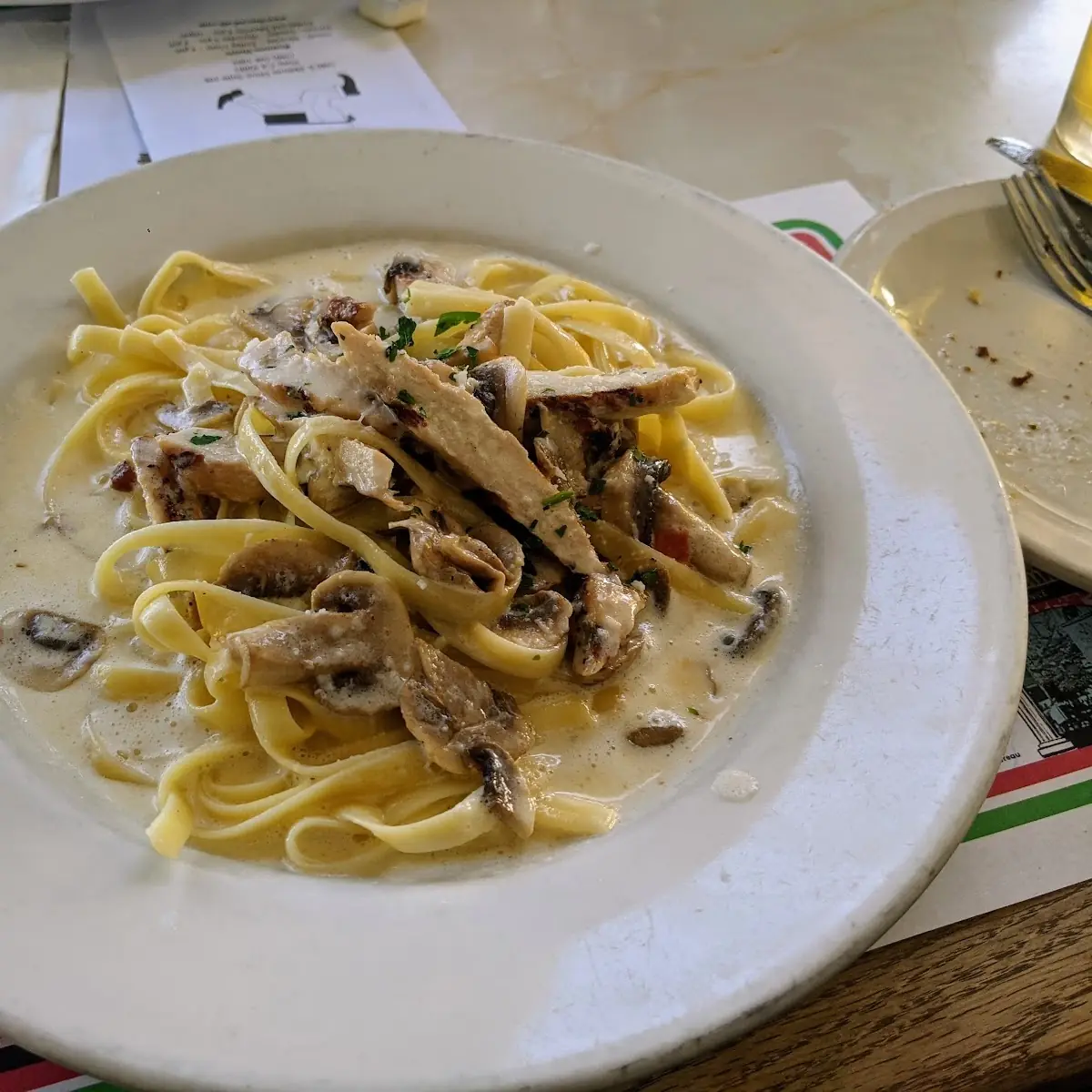 Fettuccine Alfredo with Chicken