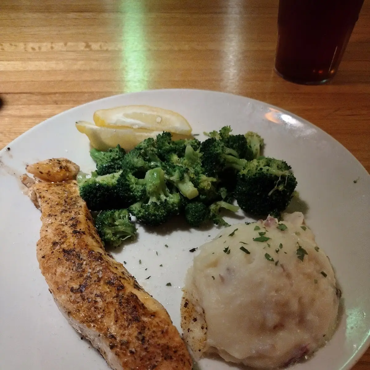 Blackened Salmon Dinner