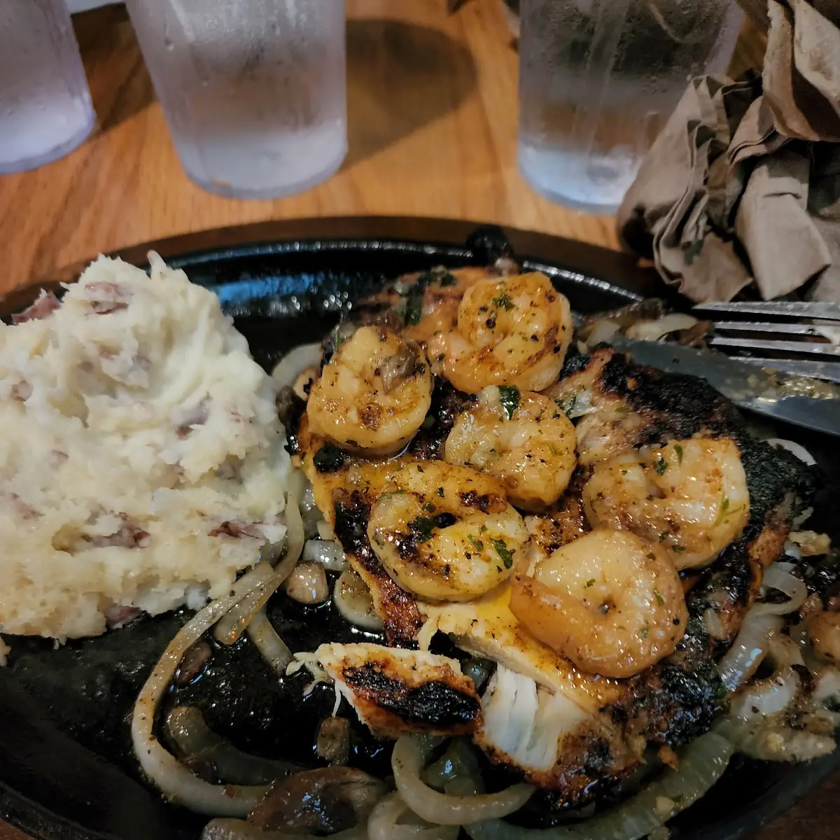 Shrimp 'N Parmesan Sirloin