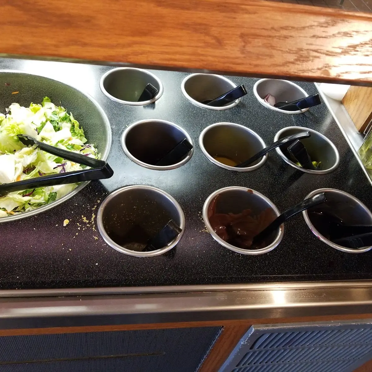 Empty Salad Bar