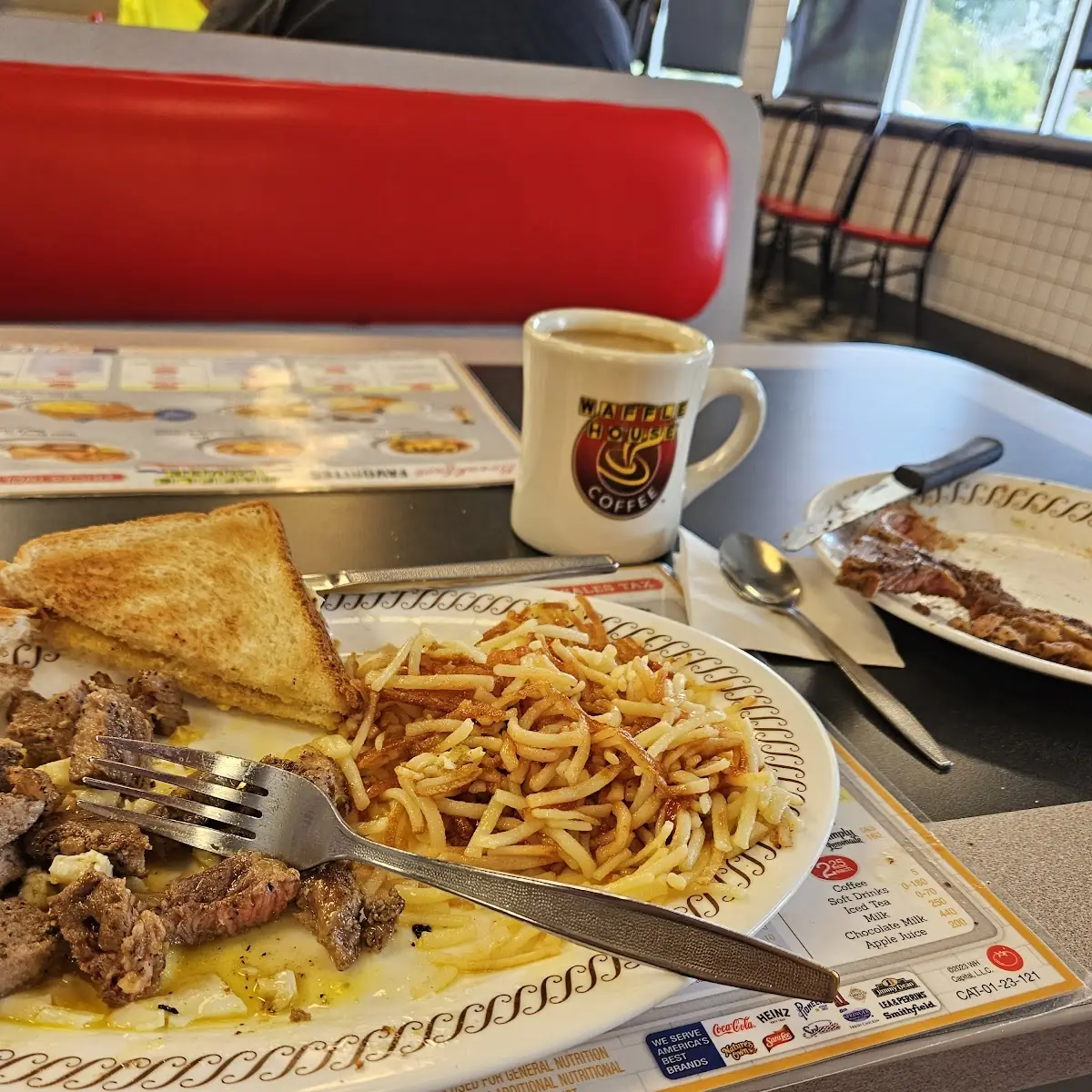 Steak Eggs and Hash Browns