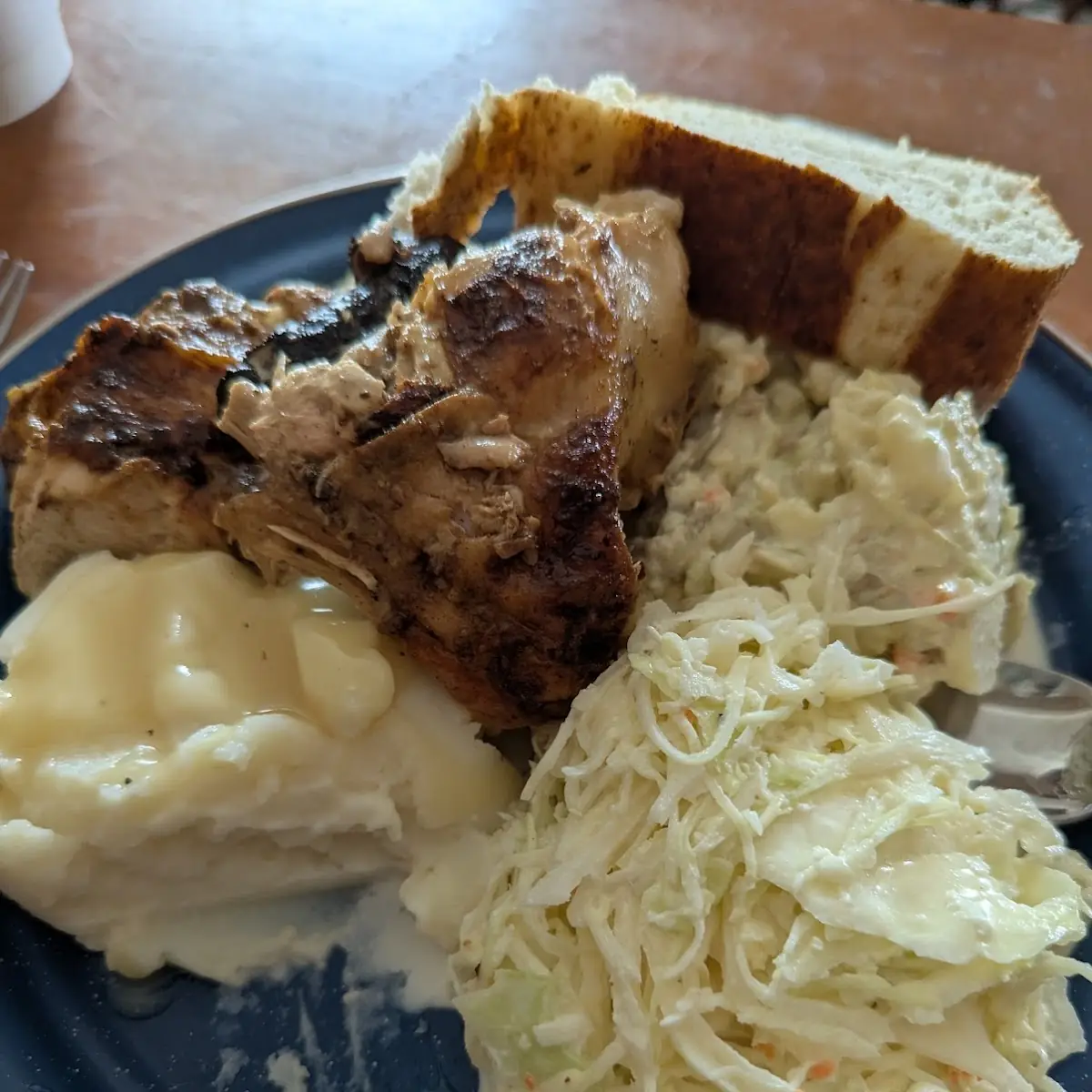 Salad and Garlic Bread