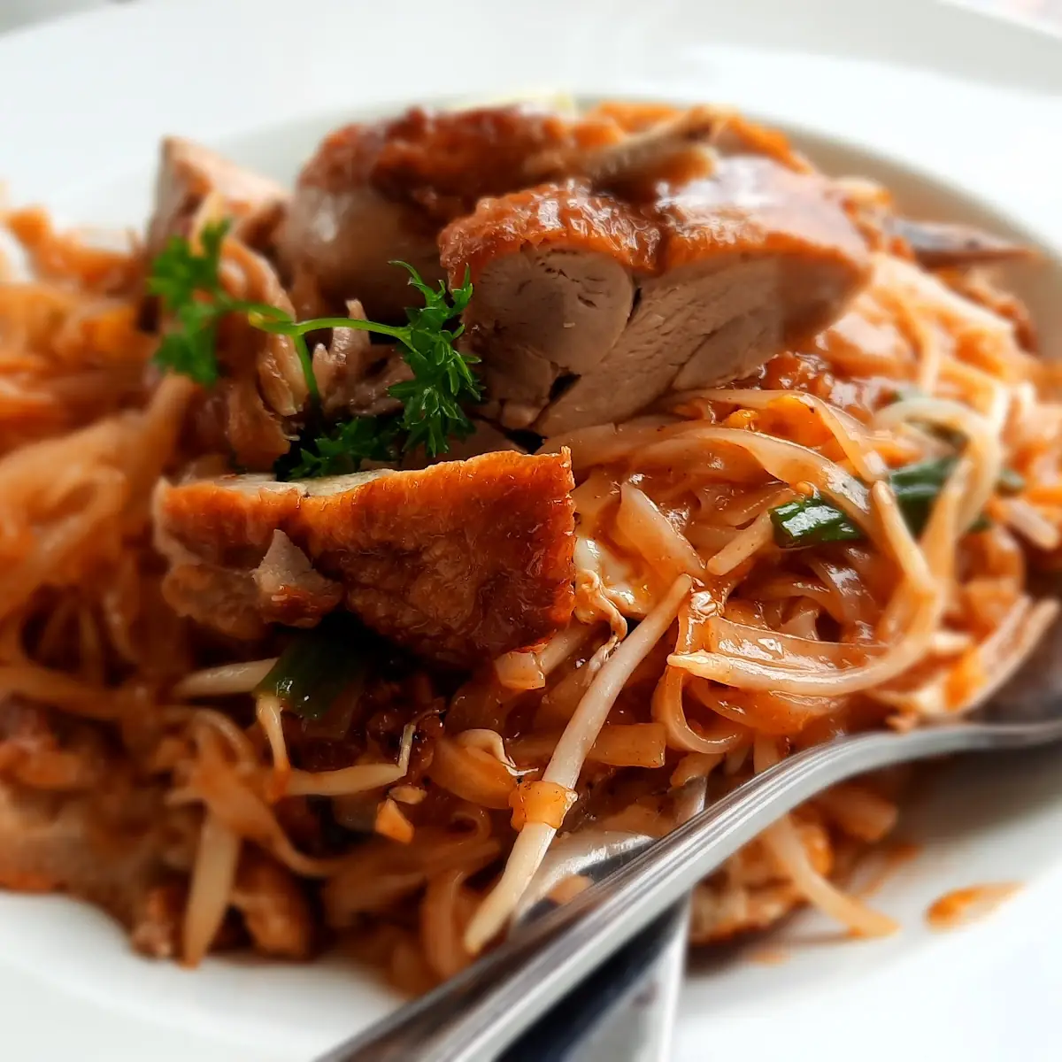 Roast Duck Pad Thai