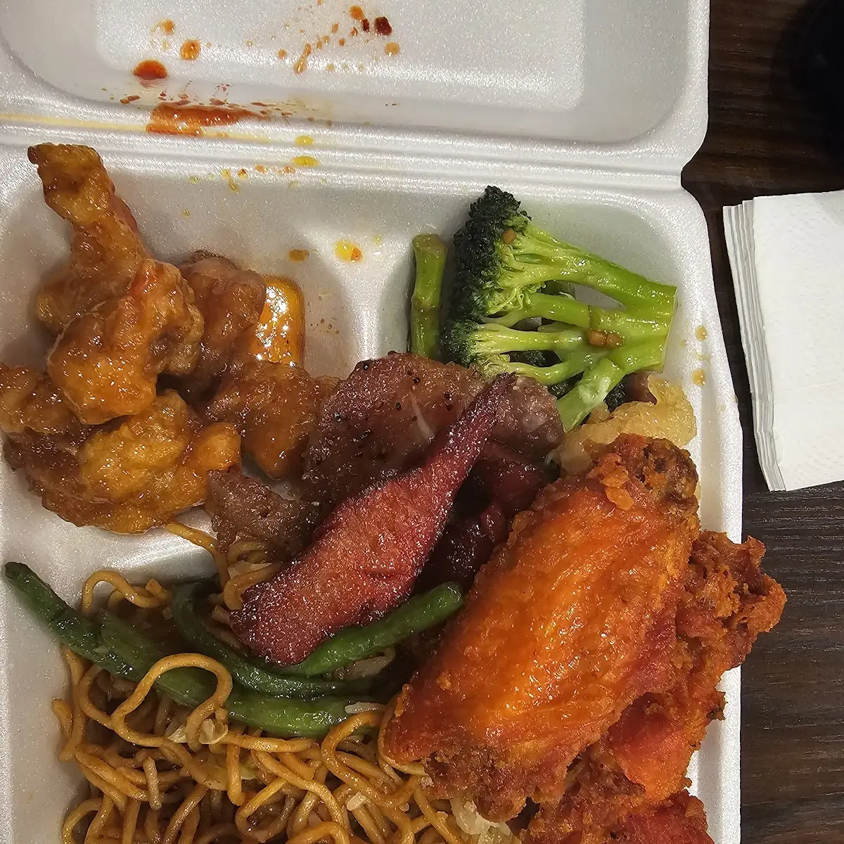 Honey Walnut Shrimp Lo Mein