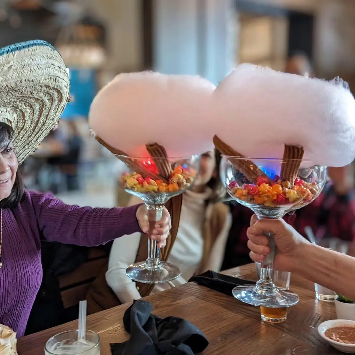 Cotton Candy Churro