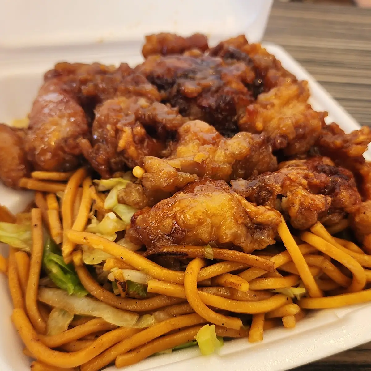 Orange Chicken and Chow Mein