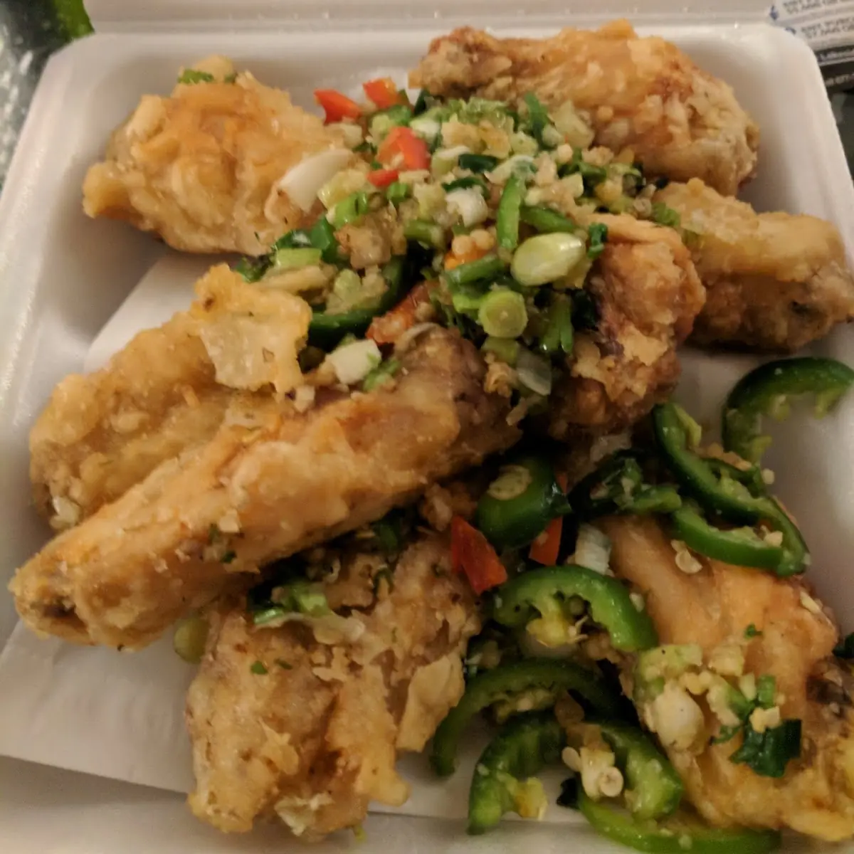 Salt and Pepper Chicken Wings
