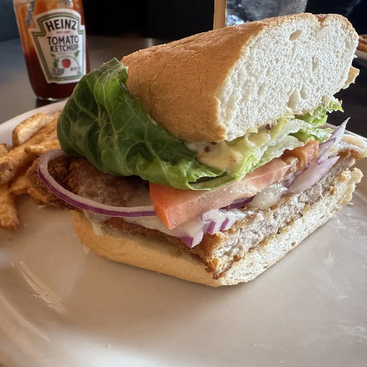 Pork Schnitzel Sandwich