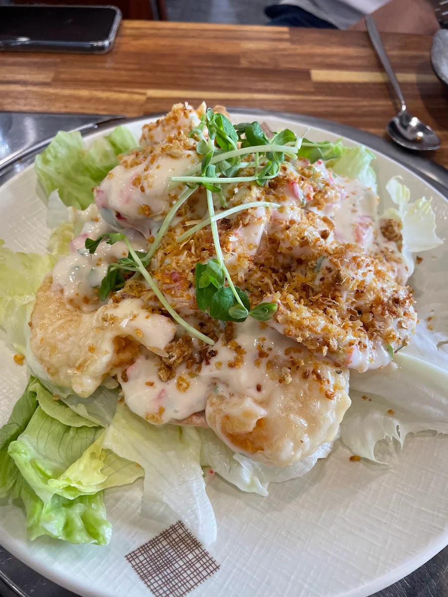Creamy Prawns, Mimi Korean Style Chinese Food