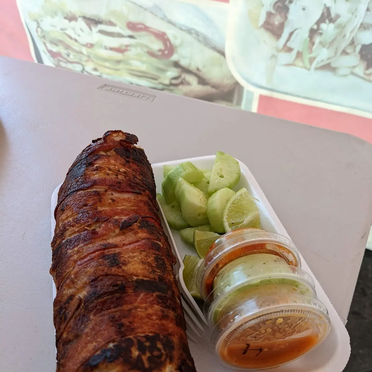 Bacon Wrapped Chicken Burrito