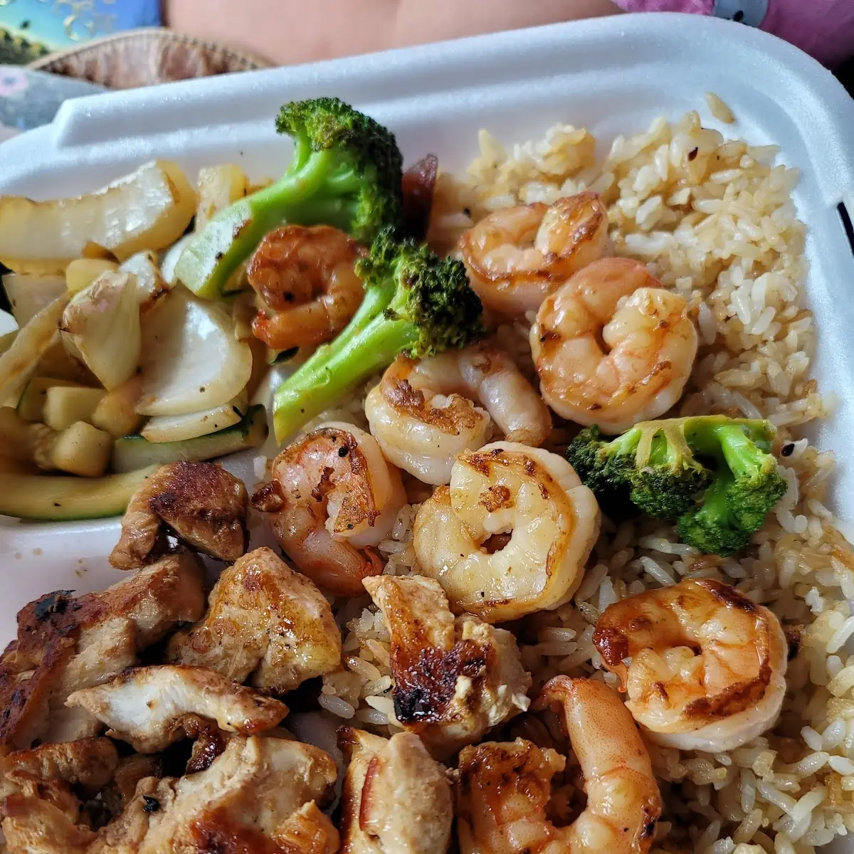 Hibachi Chicken and Shrimp