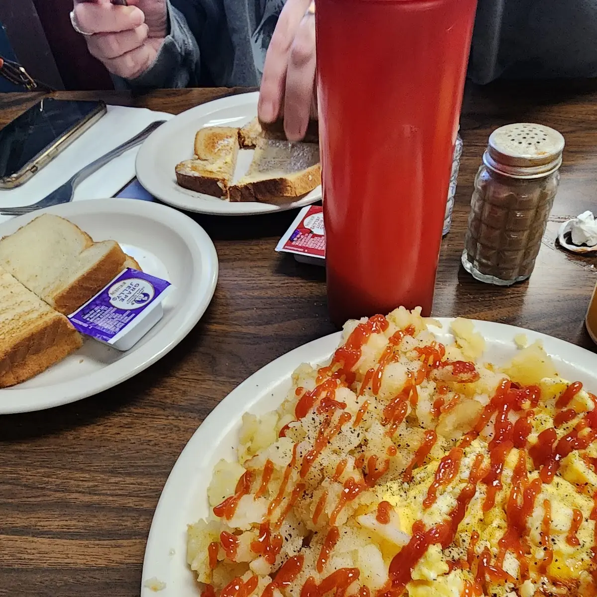 Scrambled Eggs and Potatoes