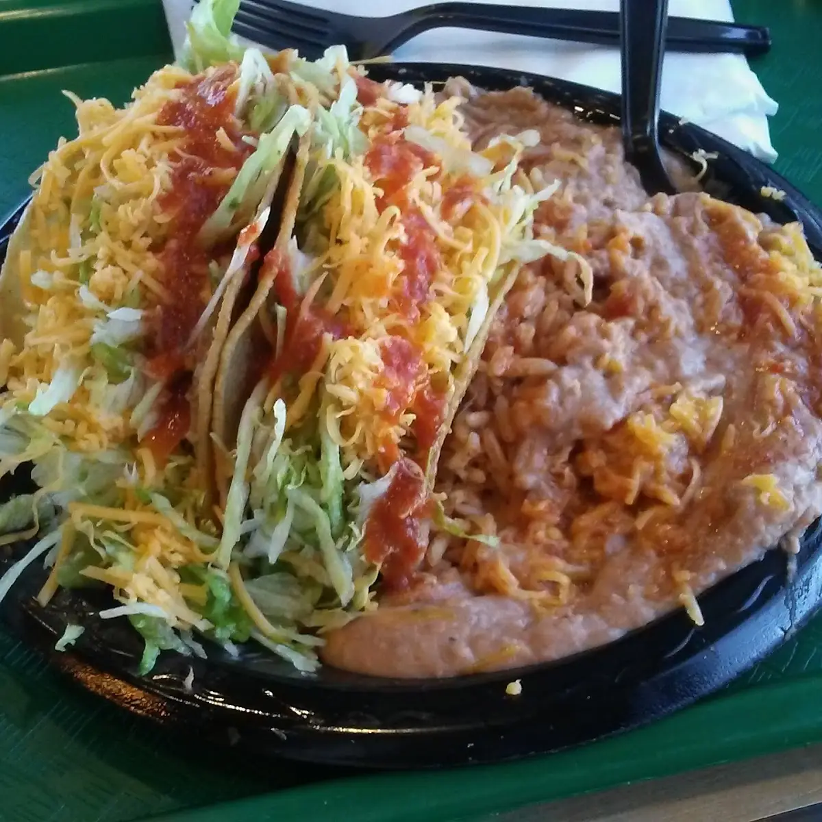 Hard Tacos Combination Plate