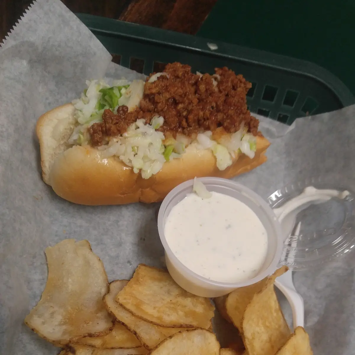Hot Dog and Potato Chips