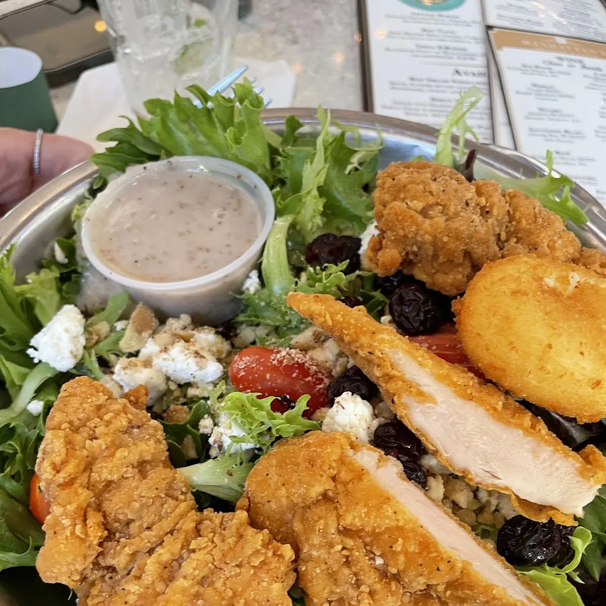 Warm Goat Cheese Salad