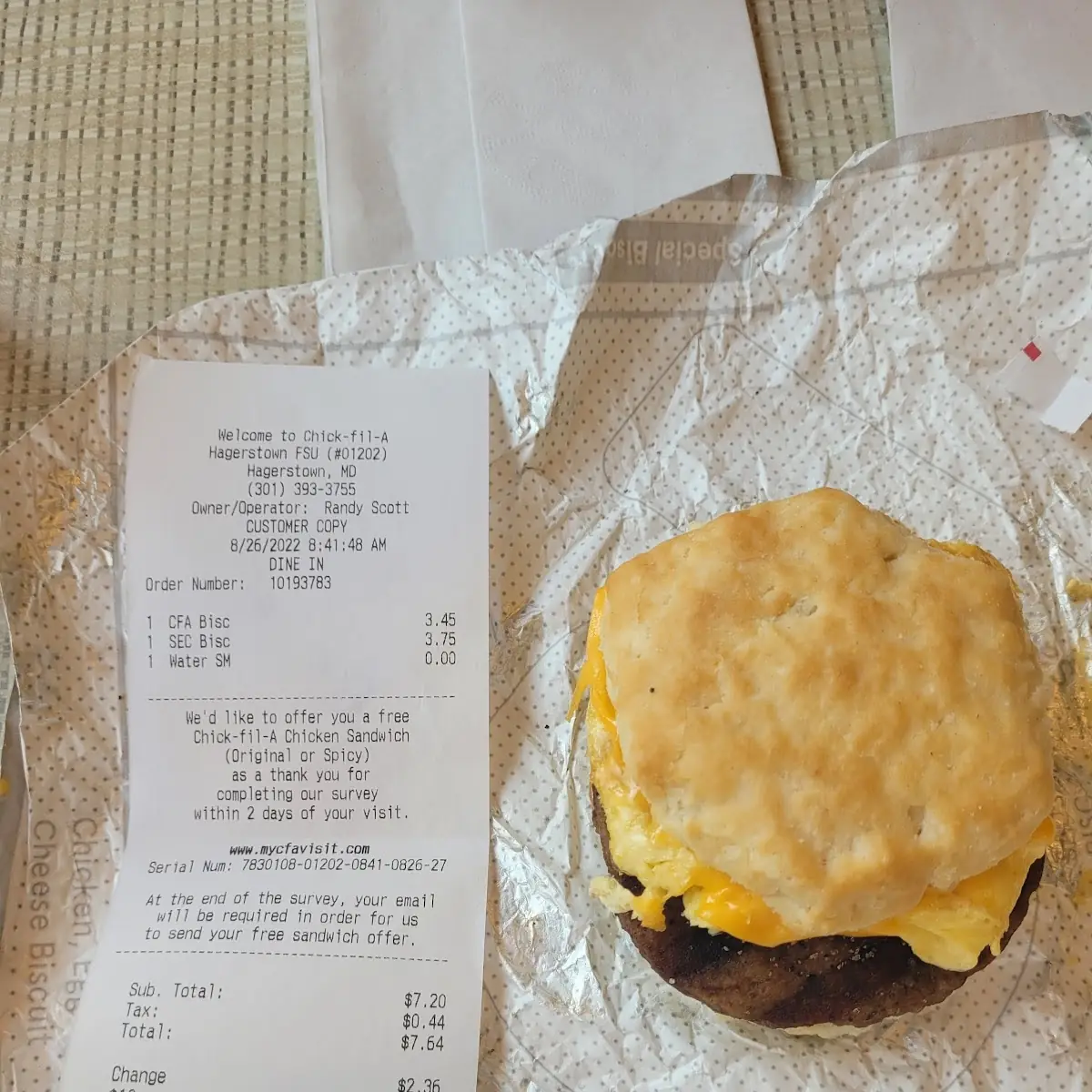 Sausage Biscuit