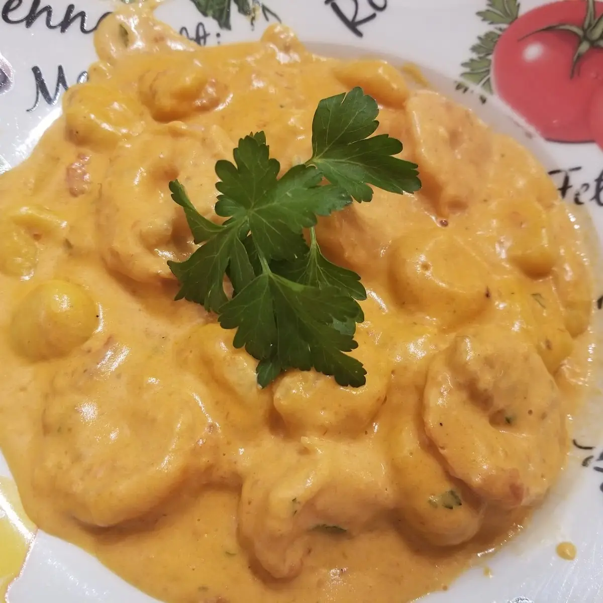 Gnocchi with Shrimp in Vodka Sauce