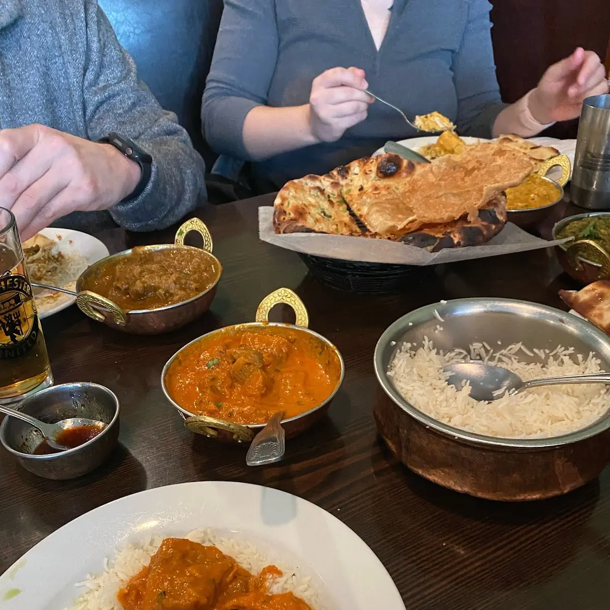 Bread Basket Appetizer Chicken Tikka Masala Lamb Curry Chicken Tikka Saag