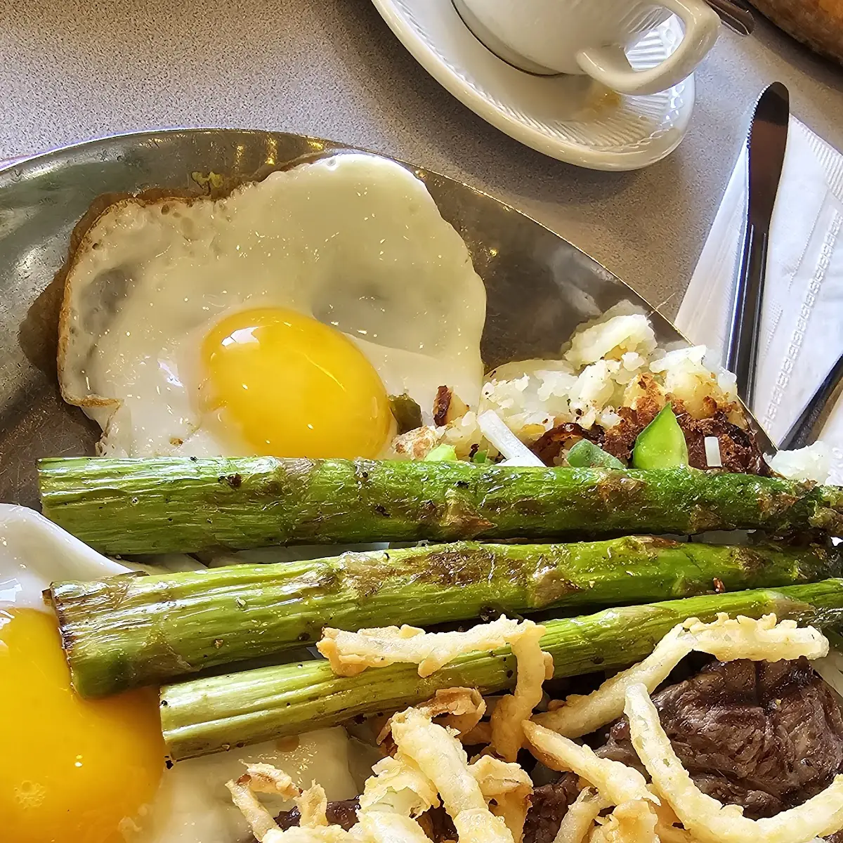 Ham Steak & Eggs