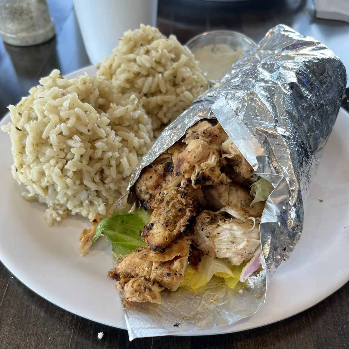 Chicken Gyro with Rice