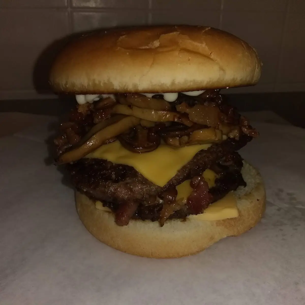 Mushroom Burger Melt