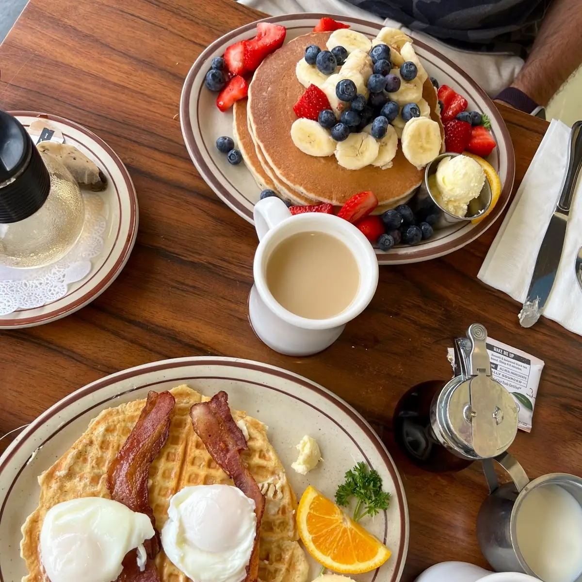 Waffles with Fruit