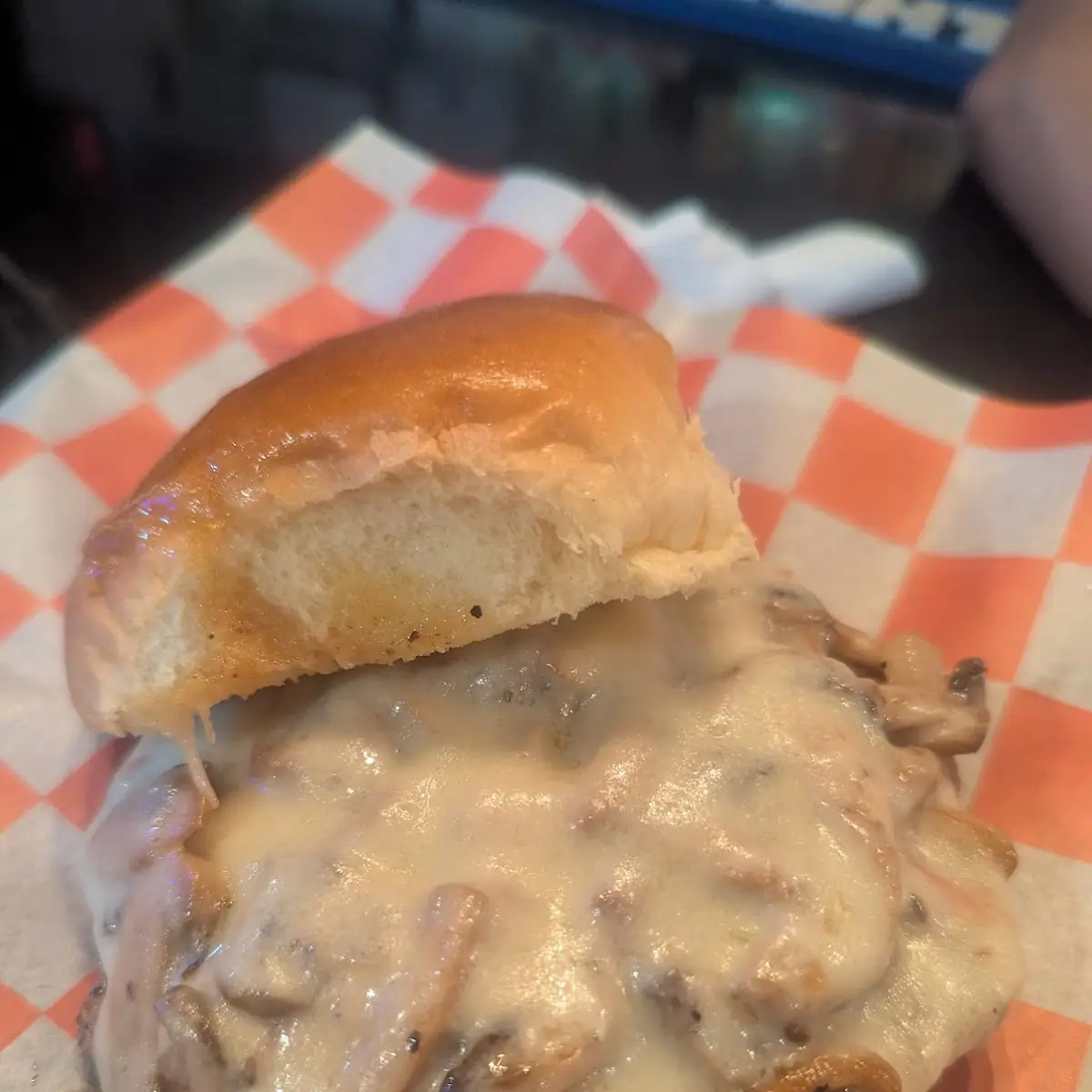 Swiss Mushroom Burger