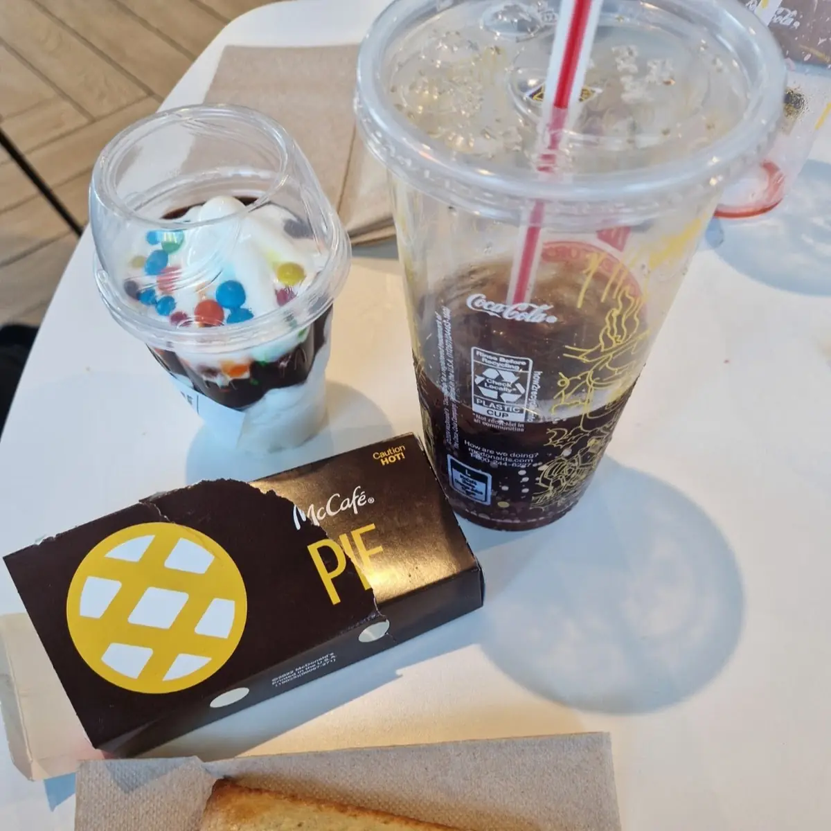 Pumpkin Pie M & M Mcflurry