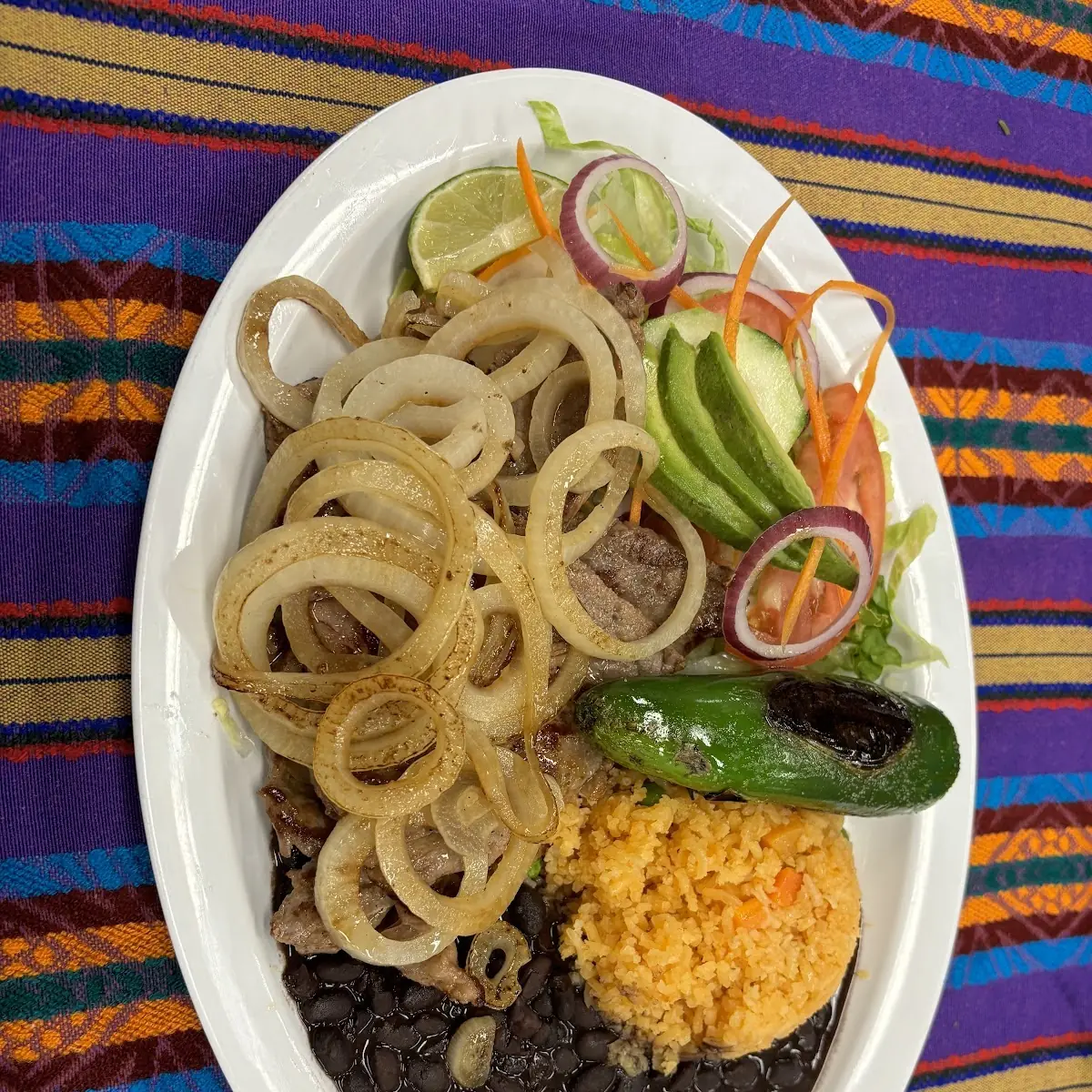Bistec Encebollado