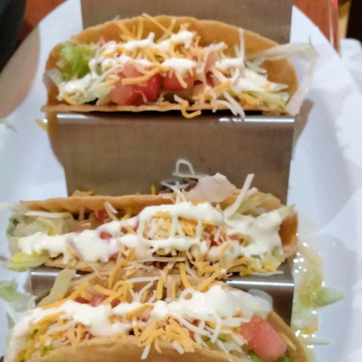Crunchy Tacos 3 with Ground Beef