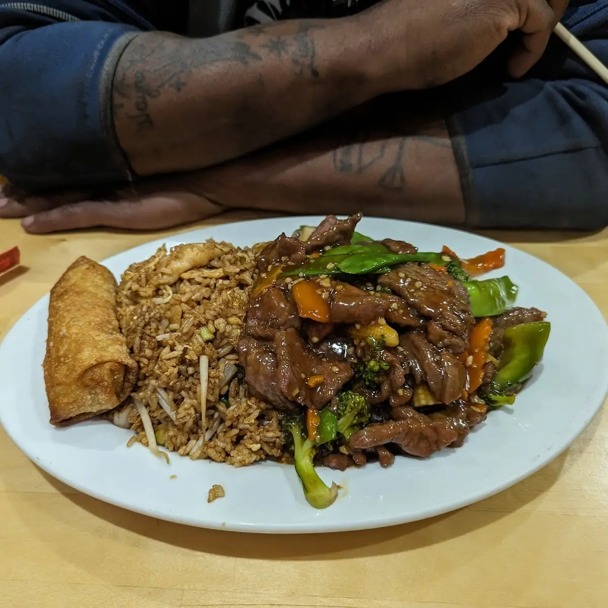 Beef w Garlic Sauce
