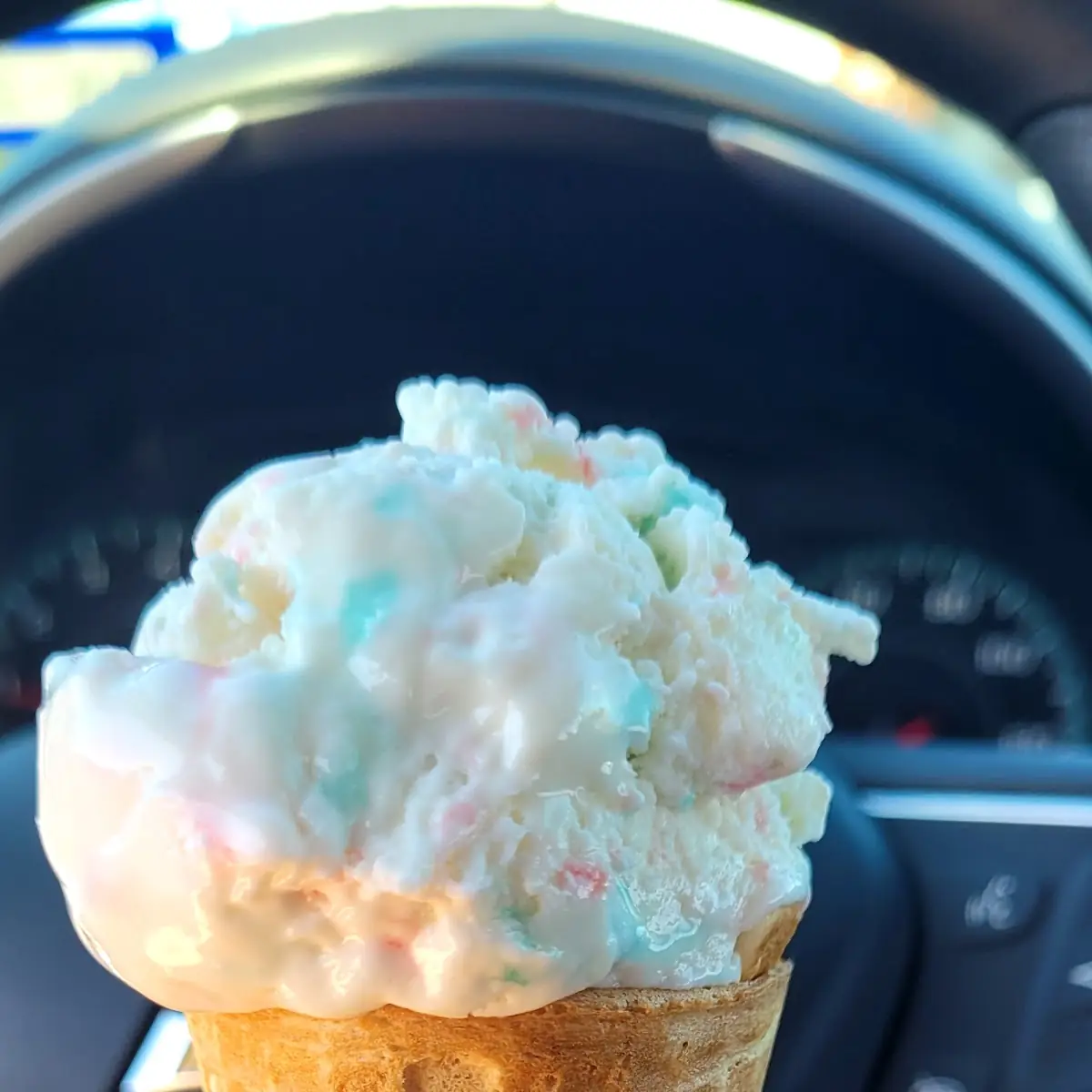Peppermint Ice Cream Cone