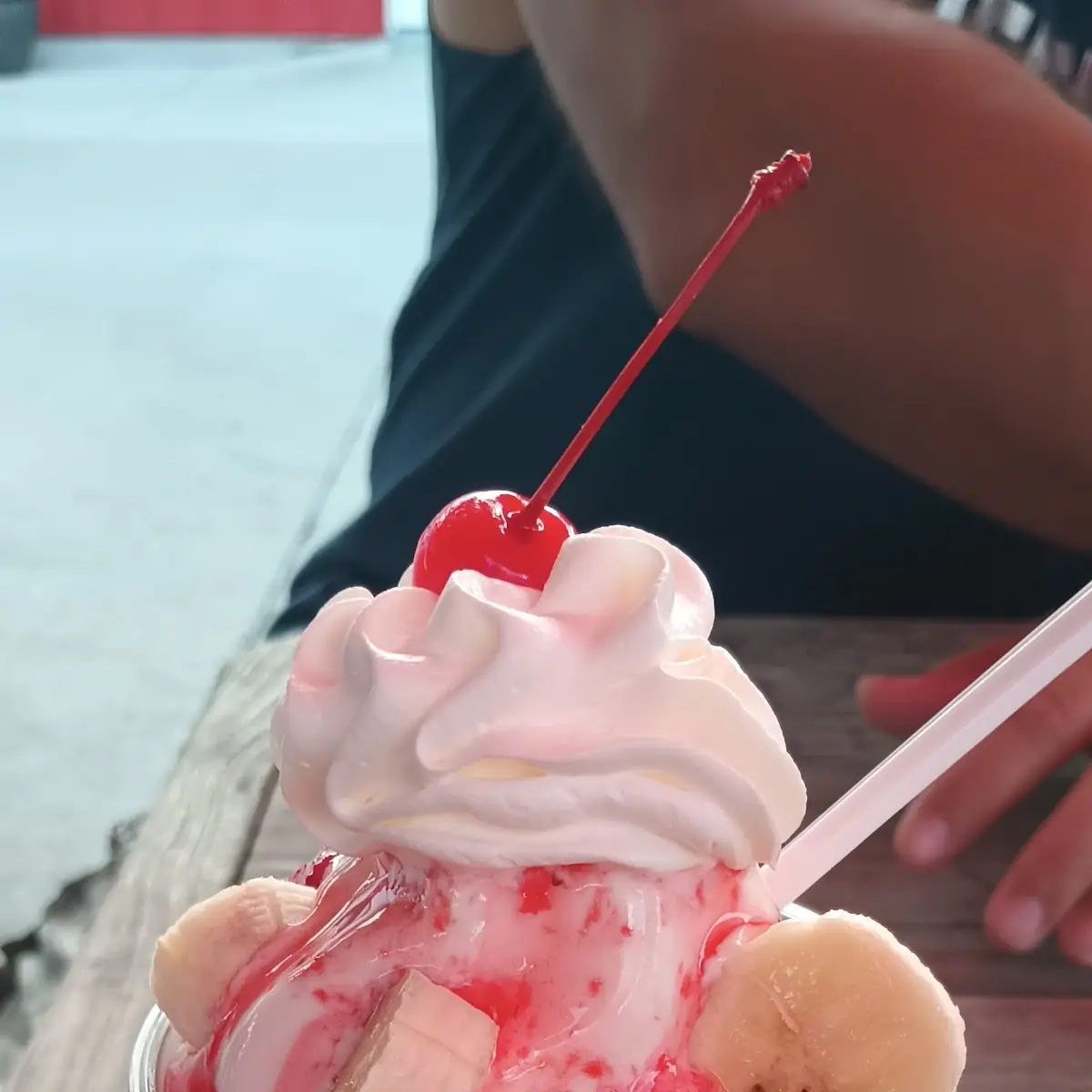 Upside Down Banana Split