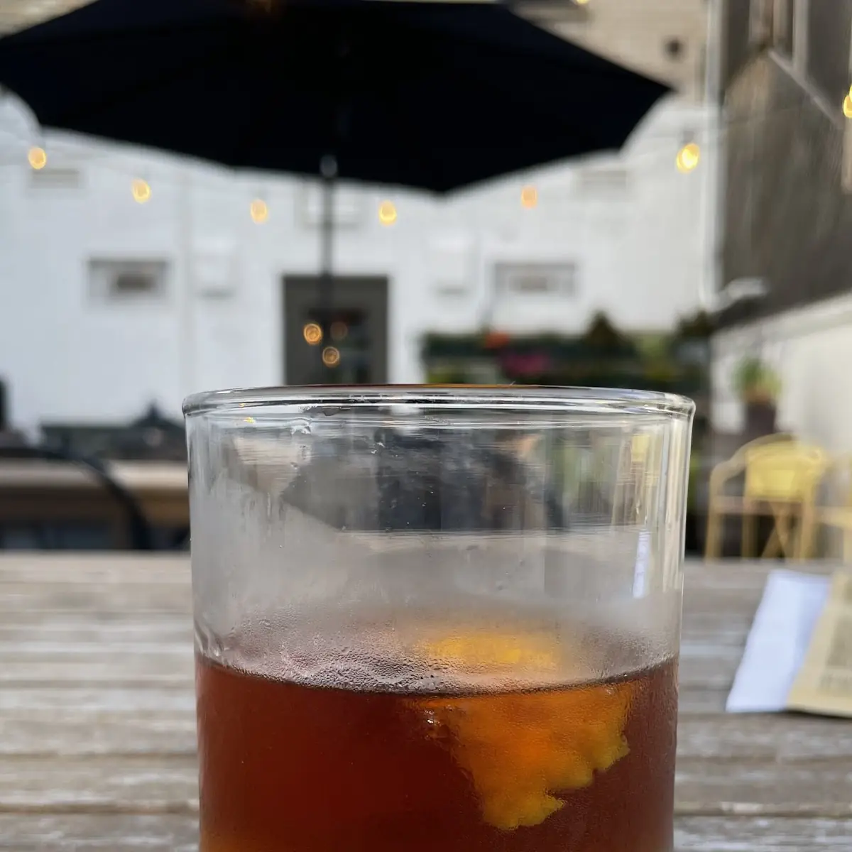 Cand Peach Old Fashioned