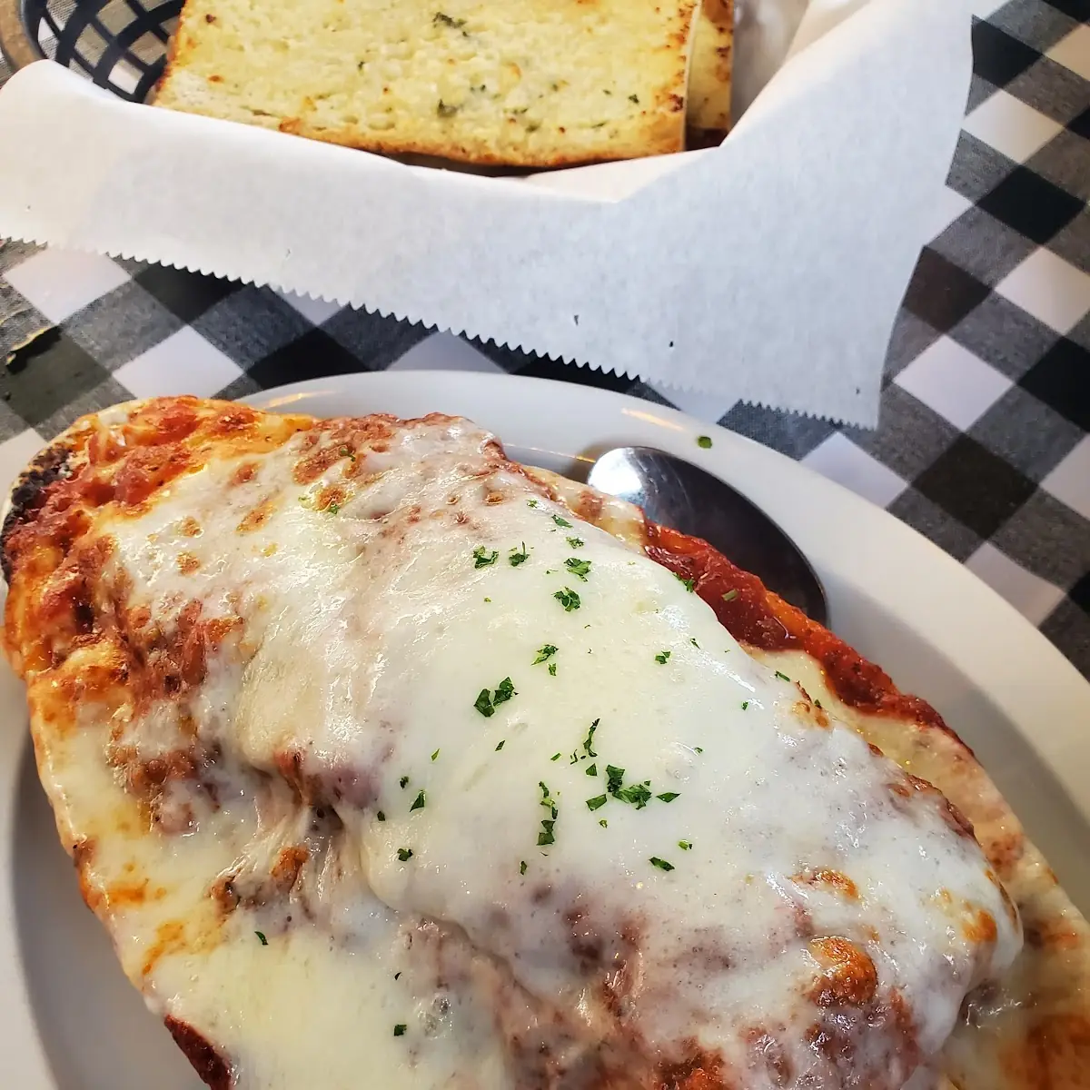 Chicken or Eggplant Parmesan