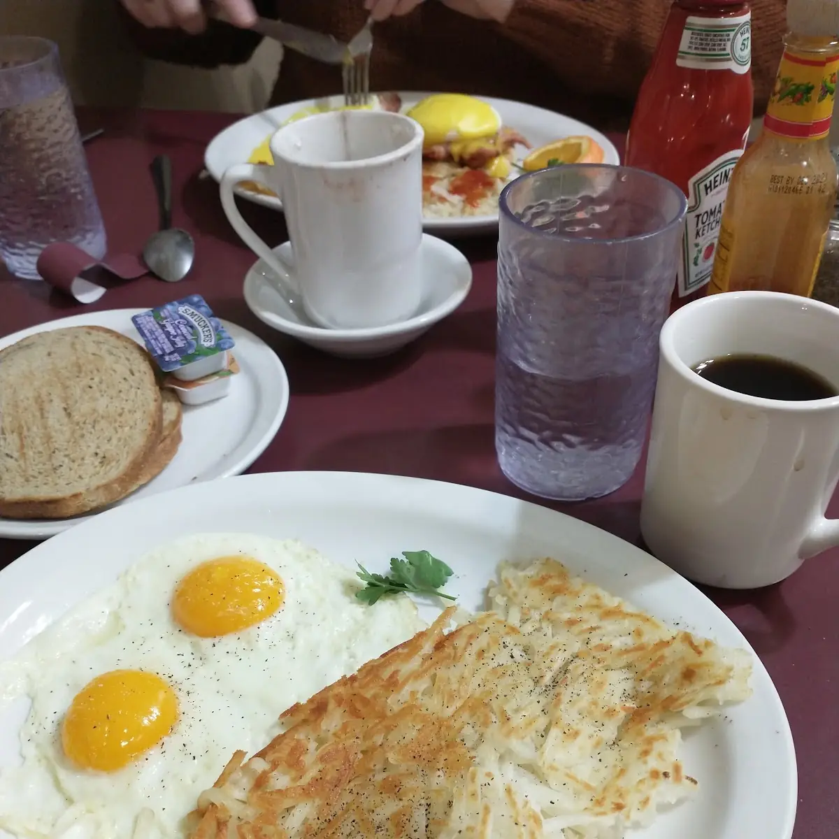 3 Two Eggs Hash Browns & Toast