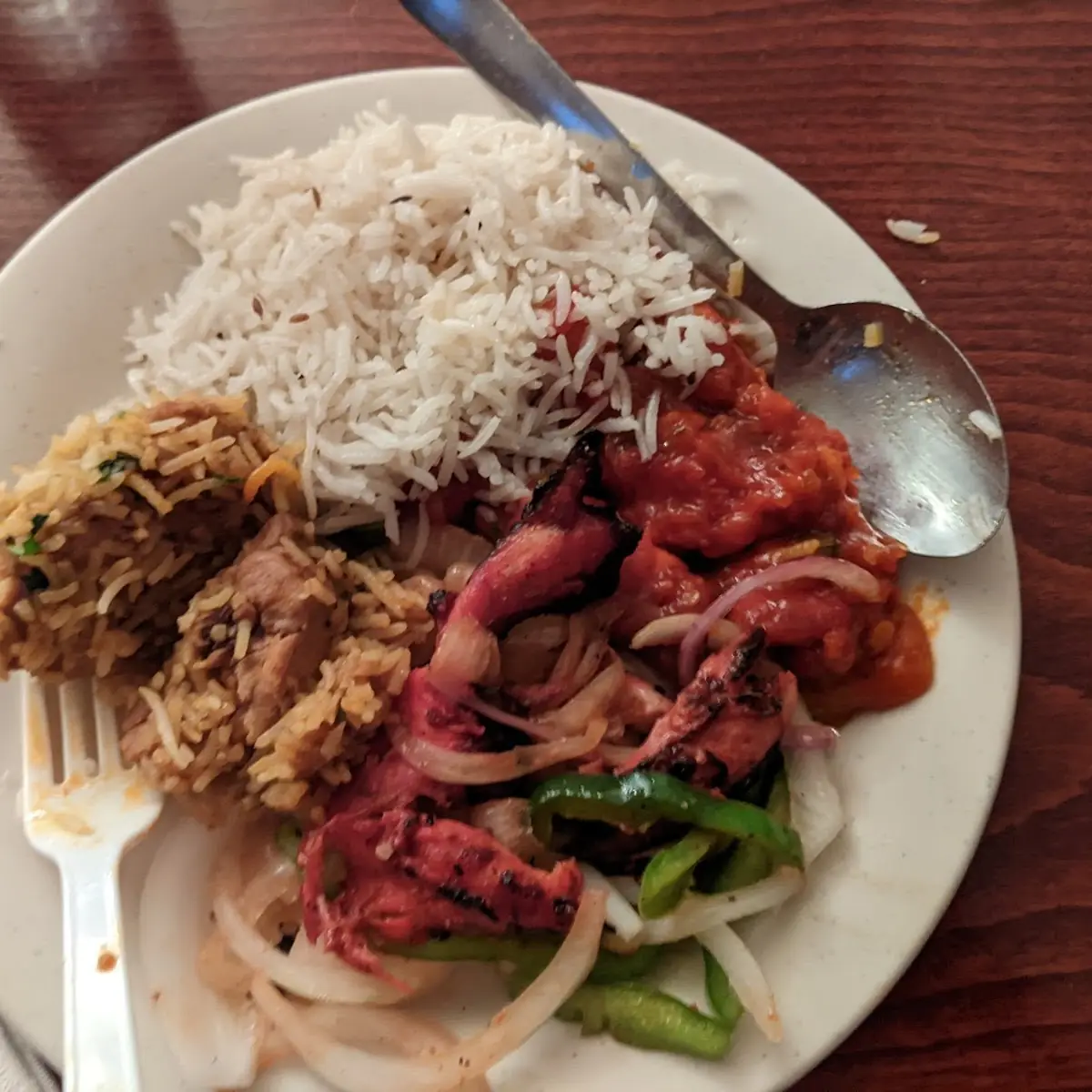 Chicken Biryani and Chilli Chicken