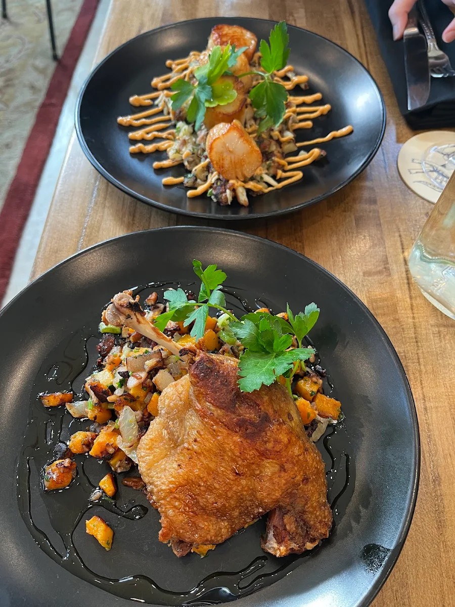 Duck with Sweet Potato Hash