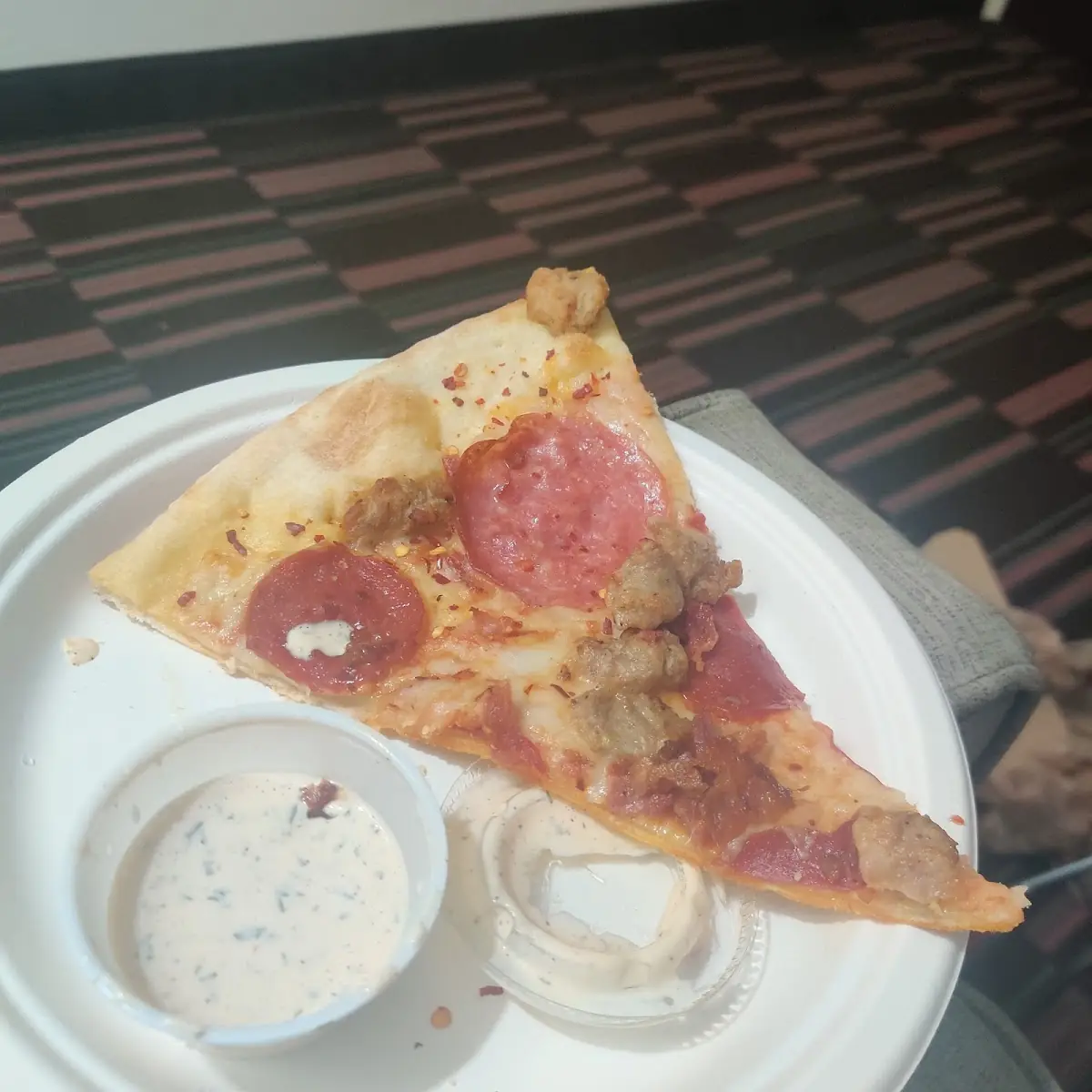 Meat Pizza with House Ranch