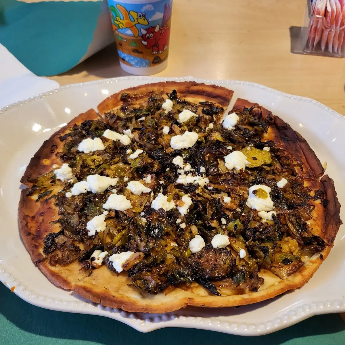 Cauliflower Pizza Funghi