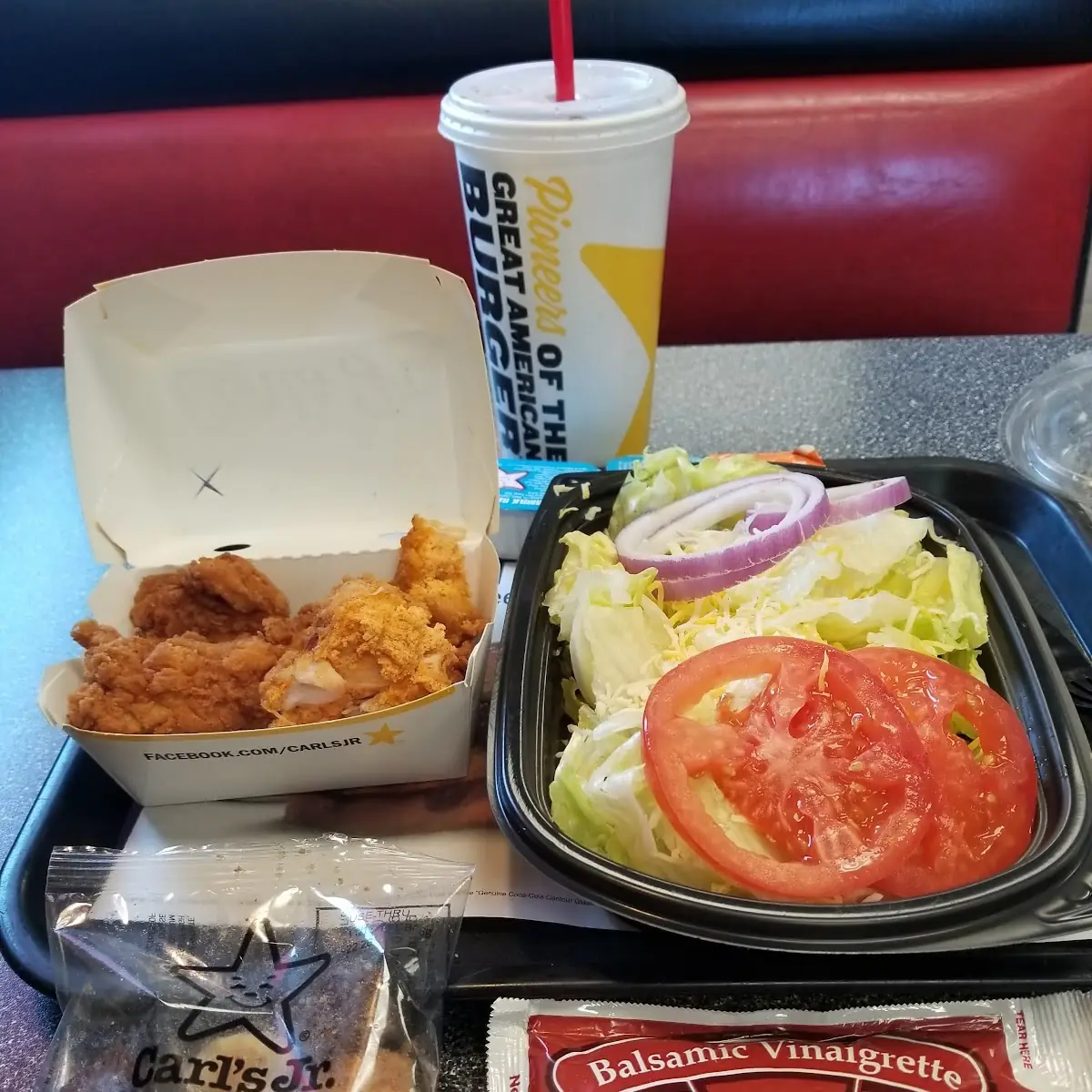 3 PC Chicken Tenders with Side Salad