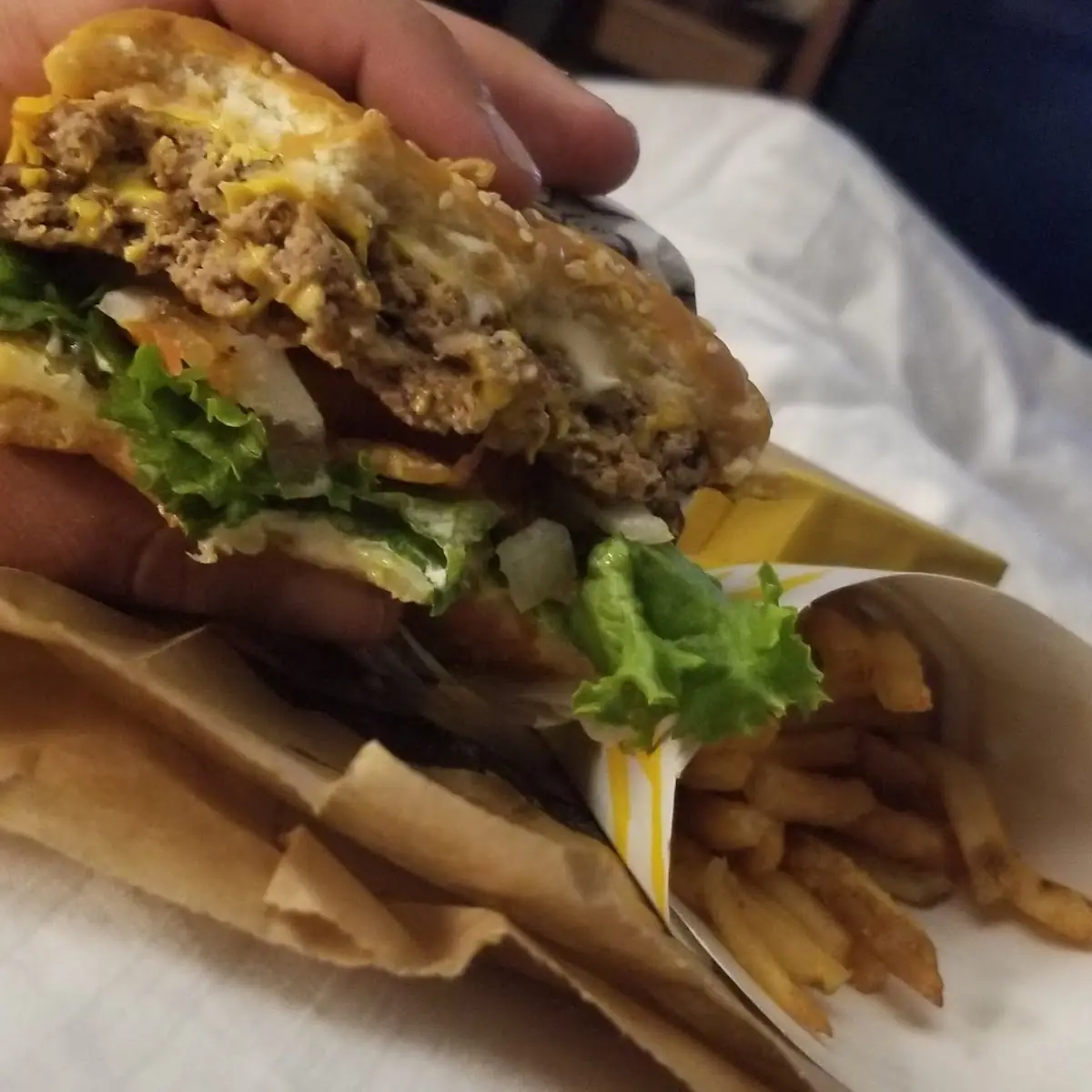 Double Bacon Cheeseburger Meal